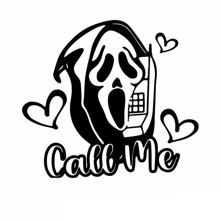 Scream Ghost Face Svg